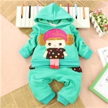 一手包邮|小女孩款秋冬季卫衣套装|抓绒套装|韩版童装批发