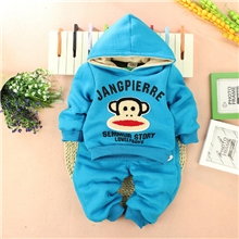 织里货源|绣猴子款冬季套装|加里子儿童两件套童装|韩版新款童装