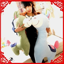 小马儿神兽羊驼大号毛绒玩具公仔抱枕靠垫生日礼物