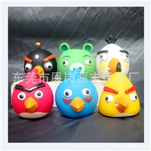 搪胶玩具愤怒的小鸟，质量有保证，量大从优，接受订制