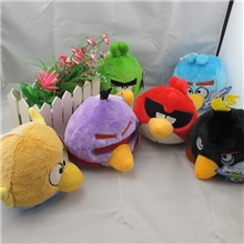 AngryBirds生产厂家愤怒的小鸟太空版公仔代理批发质量最优