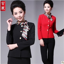 新款秋冬美容师工作服酒店经理服职业套装女装正装厂家批发定做