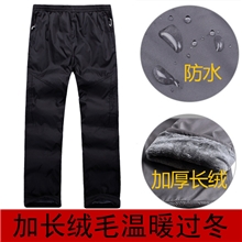 MQ009-K68批发秋冬日韩男士运动长裤加厚加绒时尚运动休闲裤