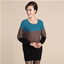 厂家直销中老年女装批发女式针织衫秋装新款妈妈装圆领针织毛衫