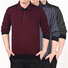 厂家直销品牌中老年秋款男士长袖羊毛衫针织衫男装8211