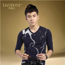 【伙拼】新款男装批发男装t恤纯棉长袖t恤男t桖韩版长袖男