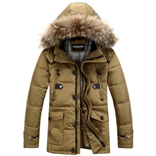 定做改标贴牌外贸男装新款冬男式羽绒服男士中长款羽绒服BSN-1301