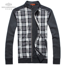 【厂家直销】商务休闲卫衣中高档男装外套中老年冬款男装针织衫