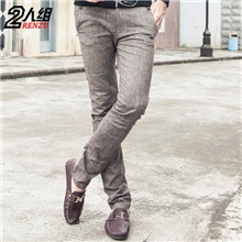 男式长裤批发2013秋冬韩版休闲男士亚麻休闲男装休闲裤长裤厂家