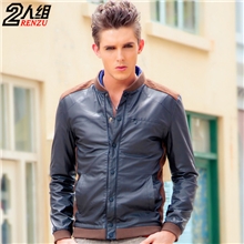现货供应男装夹克韩版男式外套休闲立领薄款皮衣夹克批发男士