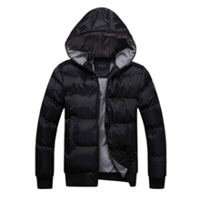 新款男士棉服时尚男青年修身短款纯色棉衣外套立领棉夹克男装