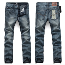 新款男装男士小直筒修身潮韩版牛仔裤男长裤子厂家直销代理发货