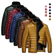 冬装新款男式羽绒服立领男士羽绒服厂家批发高档外贸男装外套