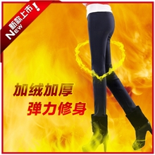 2013秋冬新款弹力加绒加厚铅笔裤小脚长裤休闲女裤子批发216