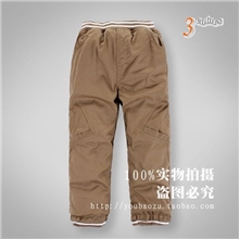 新款冬款童装男女童儿童外贸加厚夹棉双层保暖休闲棉裤童裤批发