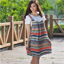 孕妇装纯棉孕妇裙夏秋装韩版新款大码孕妇连衣裙