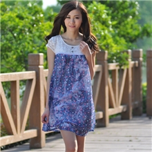孕妇装夏装雪纺孕妇裙2013新款韩版孕妇连衣裙