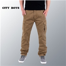 休闲裤批发男士休闲裤工装裤直筒男式多袋裤韩版休闲裤男