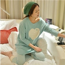 一件代发PINK睡衣家居服套装女士纯棉短袖外贸家居服羽纱仙子