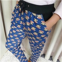 秋冬新款韩版休闲裤加厚加绒长裤保暖家居裤