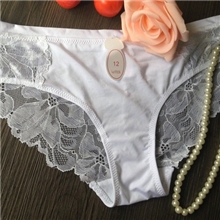 外贸原单lasenza加拿大名牌牛奶丝性感透明蕾丝少女士内裤三角裤