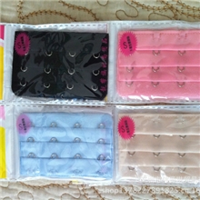 批发独立包装三排四扣加长扣/调节延长扣/文胸内衣搭扣3排4扣