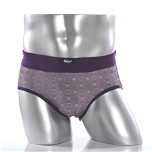 夏季新款中腰莫代尔男士三角裤男提花内裤批发厂家直销5277