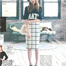 ViVi10月2013新Lena同款Snidel字母MATE宽松圆领休闲慵懒长袖卫衣