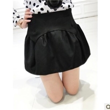 2013秋装高品质呢子新款女装高腰半身裙褶皱百搭蓬蓬短裙女秋冬