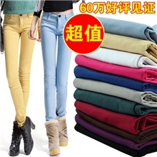 清仓女装批厂家直销韩版潮显瘦铅笔小脚女士牛仔裤淘宝爆款