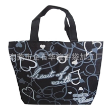 供应折叠无纺布袋，折叠环保袋，印花购物袋品质优良