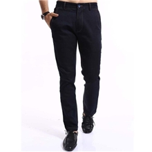 秋冬新款专柜品质个性男式水洗弹力修身修腿型中腰牛仔休闲裤男