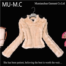 6285欧洲站高端女装冬装批发时尚仿兔毛皮草长袖外套诚招代理