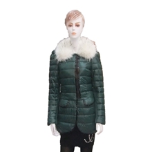 批发棉服女士中长款羽绒棉棉服防寒服纯色保暖服