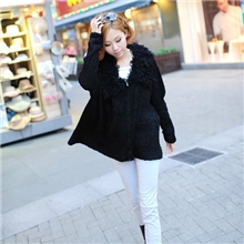 秋冬新款韩国加厚针织衫开衫圈圈毛衣外套中长款加大宽松毛衣