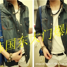 牛仔外套女秋季韩国东大门牛仔衫时尚新款外套女式百搭衬衣