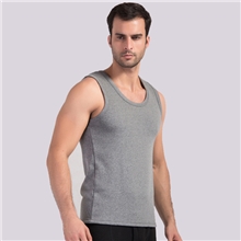 男士保暖背心加绒加厚不起球背心圆领打底百搭保暖背心