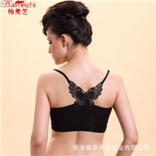 裹胸批发莫代尔裹胸女式镂空蝴蝶节吊带防走光女士裹胸/抹胸