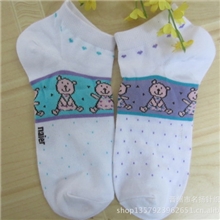 【促销】外贸尾单纯棉船袜/库存袜子/款式新颖2013年新款便宜批发