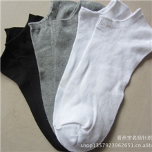 【精品男女船袜】纯棉船袜/库存袜子/便宜袜子批发/绝对纯棉透气/