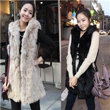 2013女士马甲仿兔毛豹披肩背心皮草马甲保暖马甲皮草外套