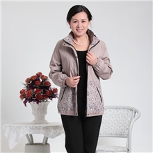 中老年服装中老年女装秋装夹克外套中年女装春装妈妈装厂家批发