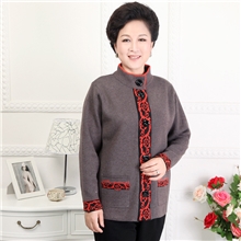 2013中老年女装秋装长袖中老年外套女妈妈装中年春秋装外套大码