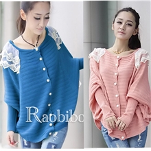 2012韩版女装新款冬装大蝴蝶结麻花针织衫0059