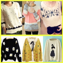 2013冬季热销外贸原单女装毛衣库存女式针织衫毛衣杂款韩版毛衣