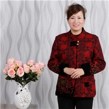 中老年女装秋装外套常熟厂家批发唐装/中式大码妈妈装