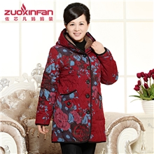 爆款亏本中老年女装棉衣女冬加绒加厚外套妈妈装冬装厂家批发