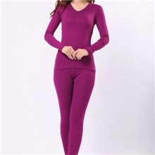 精品推荐女式竹棉内衣套装8054v领薄款