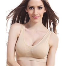 大货现供少女文胸运动内衣瑜伽无痕背心无钢圈胸罩厂家批发