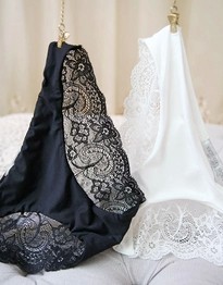 欧美外贸内衣原单维多利亚的秘密蕾丝三角内裤SML